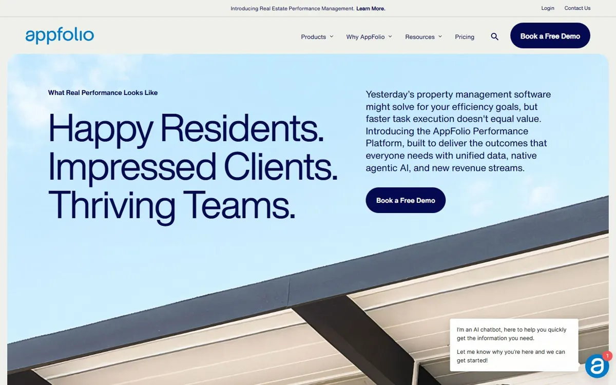 AppFolio website