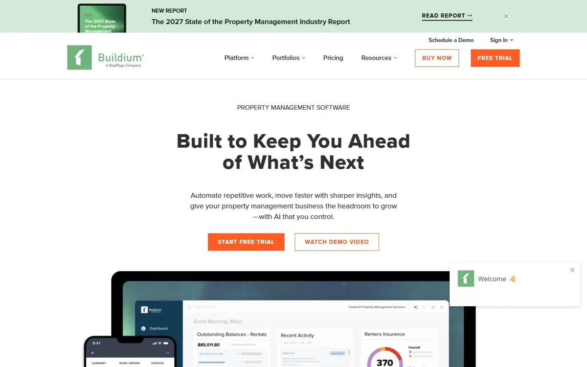 Buildium website