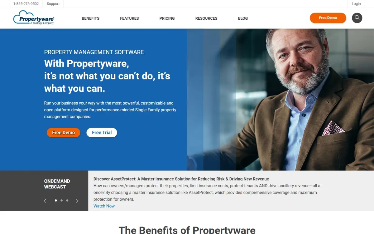 Propertyware website