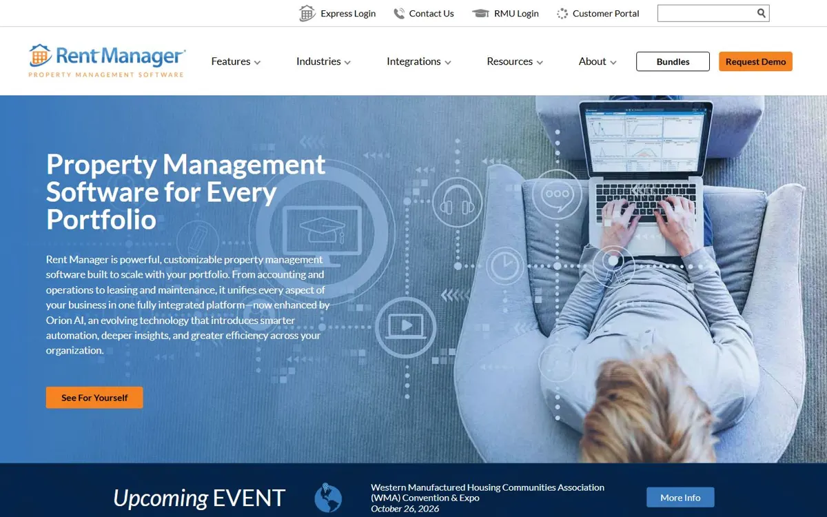 Rent Manager website